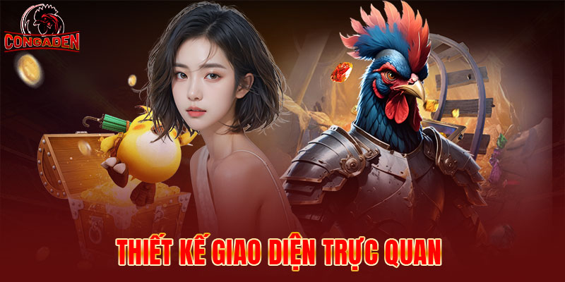 CONGADEN có giao diện thân thiện và dễ thao tác